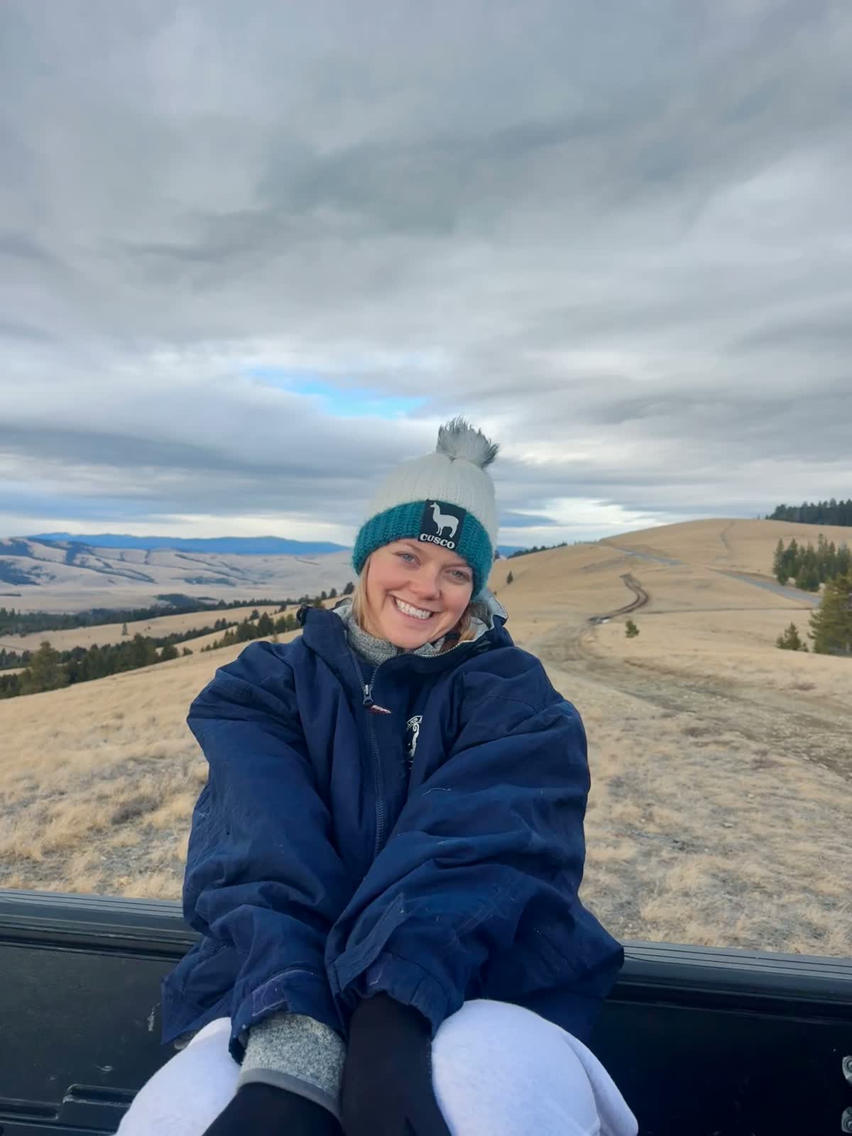 Haley out in the Montana hills